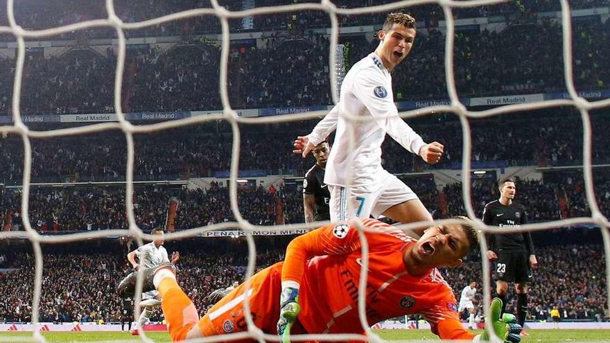 Ronaldo celebra el segundo gol del Real Madrid. // Reuters