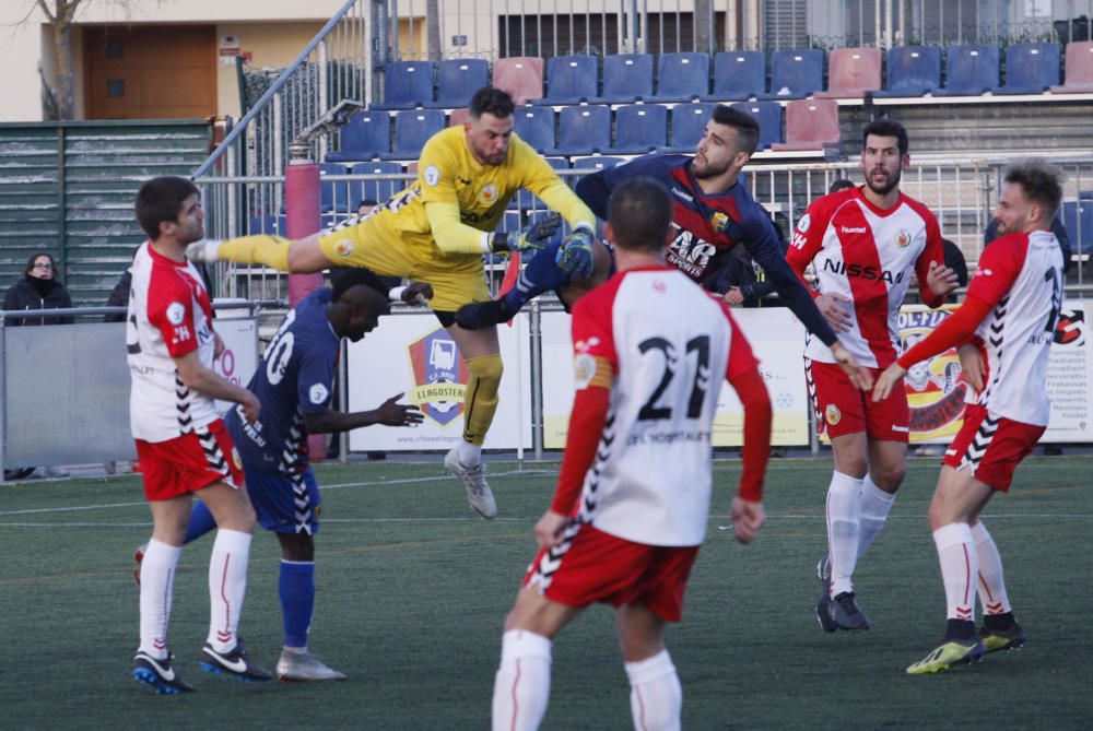 Les imatges del Llagostera - L''Hospitalet (0-1)