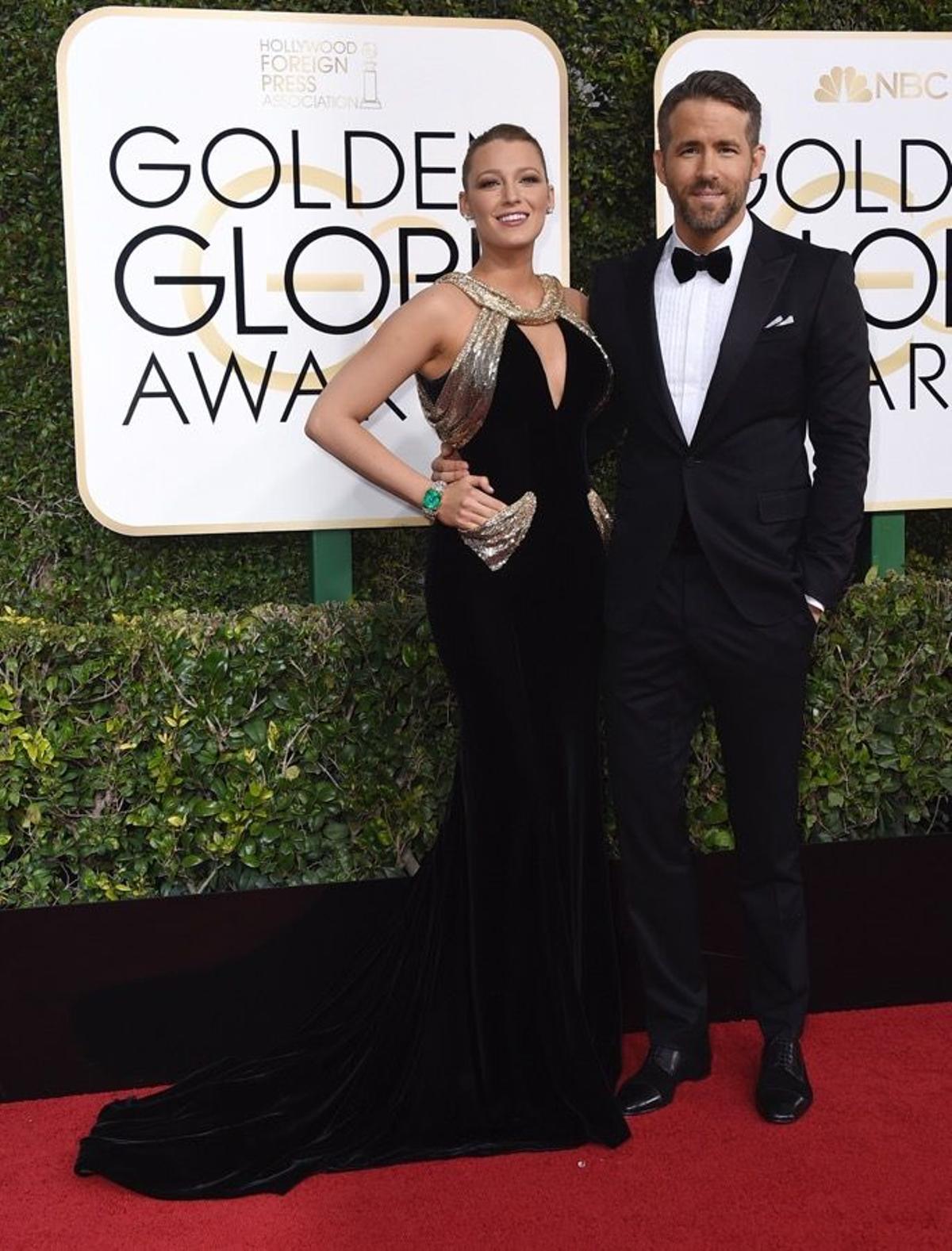 Las parejas de los Globos de Oro 2017, Blake Lively y Liam Hemsworth