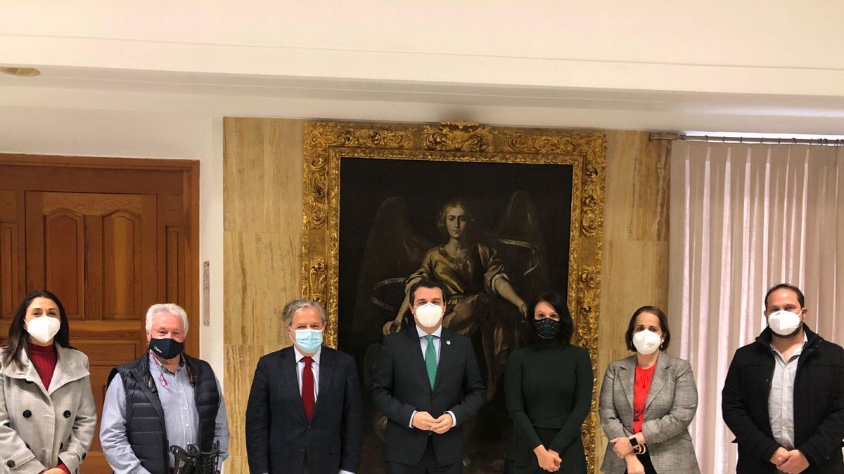 Reunión entre la directiva de MetalCórdoba y el Ayuntamiento de Córdoba.