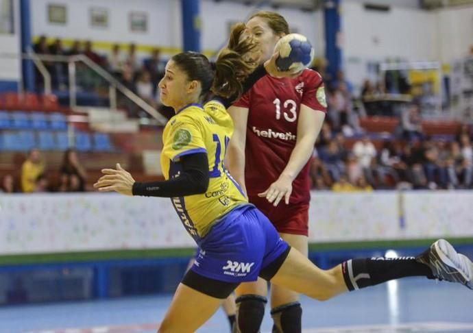 16/03/2019 LAS REMUDAS, TELDE. Patido Rocasa - Alcobendas balonmano. FOTO: J. PÉREZ CURBELO  | 16/03/2019 | Fotógrafo: José Pérez Curbelo