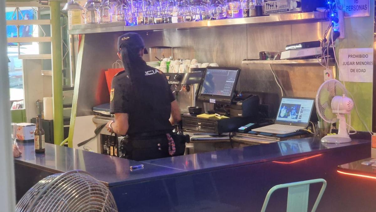 El registro dentro de la barra