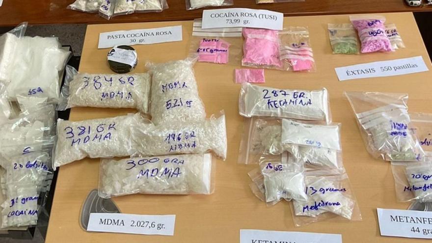 Imagen de drogas similares a las incautadas a los detenidos. | LOC