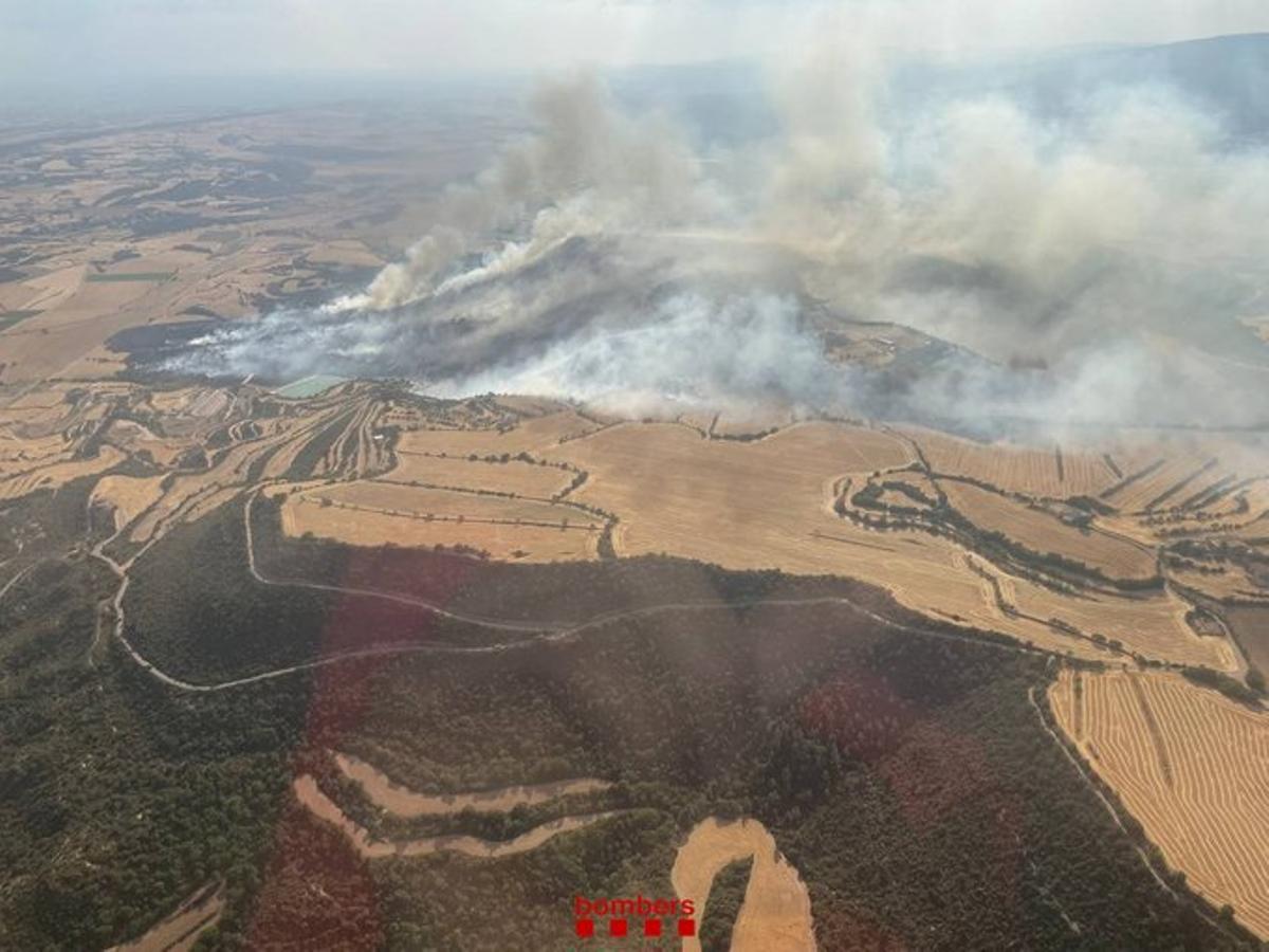 Artesa de Segre torna a patir un incendi forestal Artesa de Segre torna a patir un incendi forestal