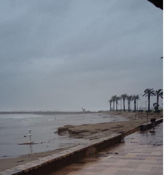 Port Saplaya, esta mañana.