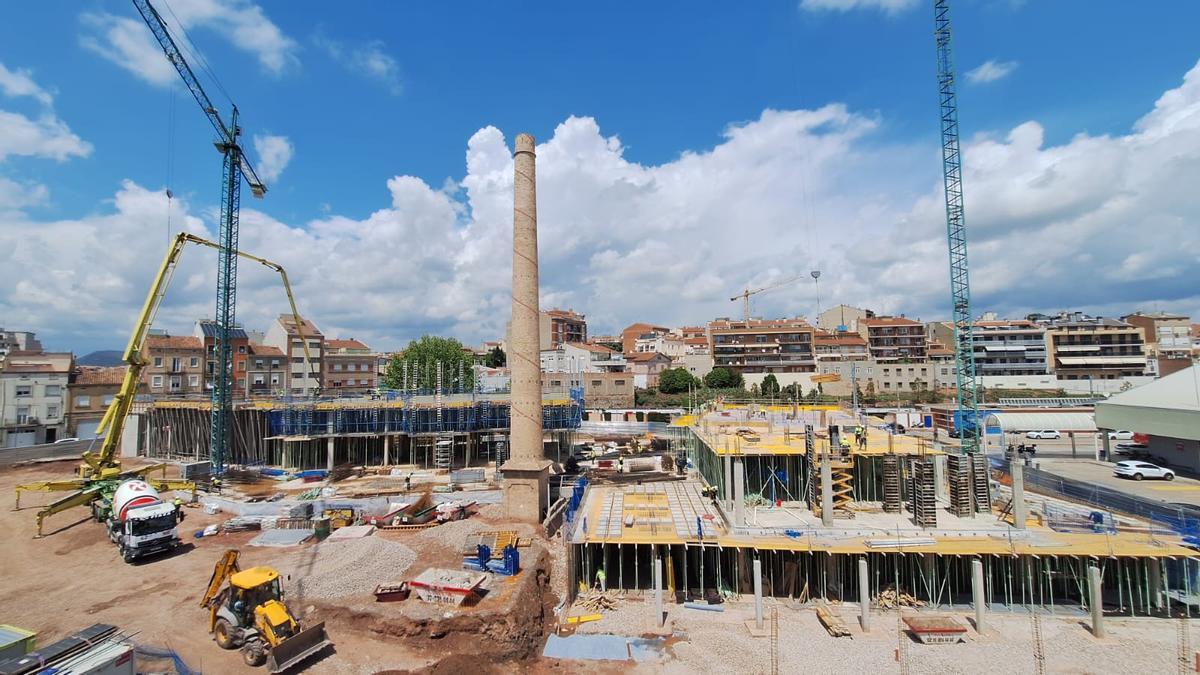 Inici de les obres, l'estiu del 2023