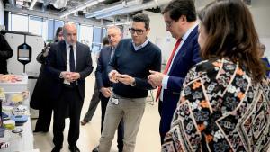 Visita del ministre Óscar López al DFactory Barcelona