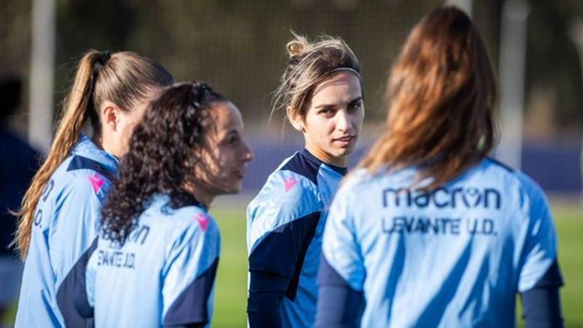 Andonova en un entrenamiento