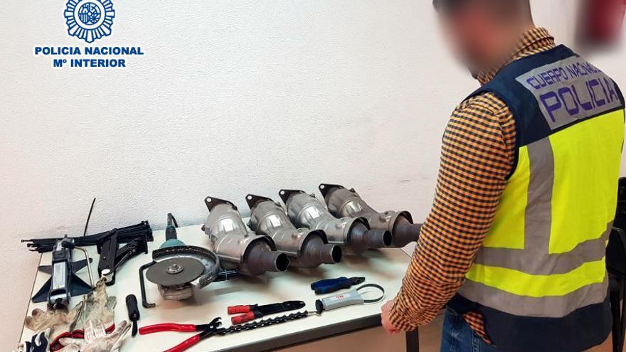 Cae en Alicante un grupo itinerante de ladrones especializados en el robo de catalizadores de coches