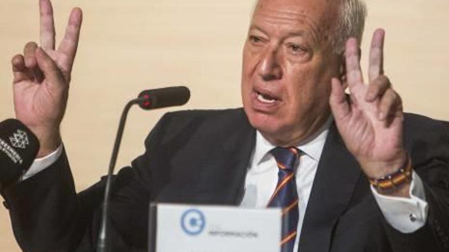 El exministro García Margallo durante un acto reciente.