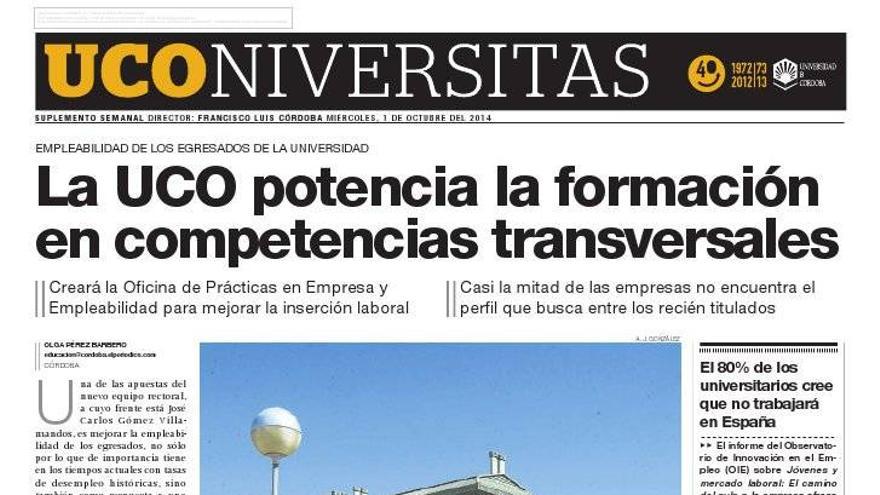 La UCO potencia la formación en competencias transversales