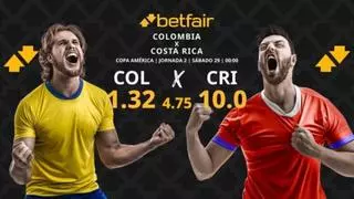 Pronósticos Colombia vs. Costa Rica: horario, TV, estadísticas y clasificación