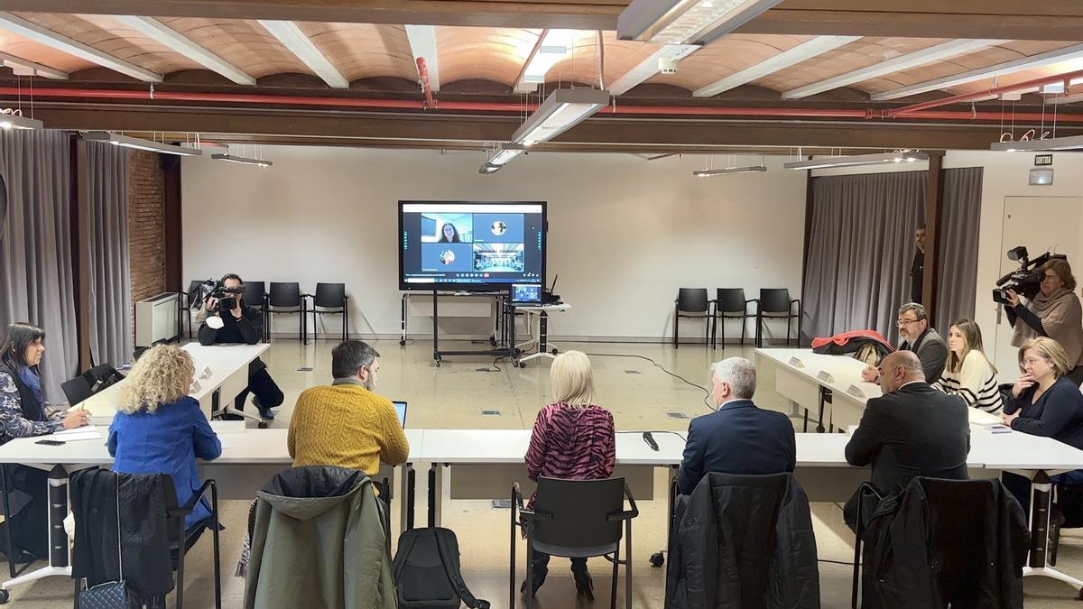 Reunió dels alcaldes afectats pel cas Visoren el mes de gener