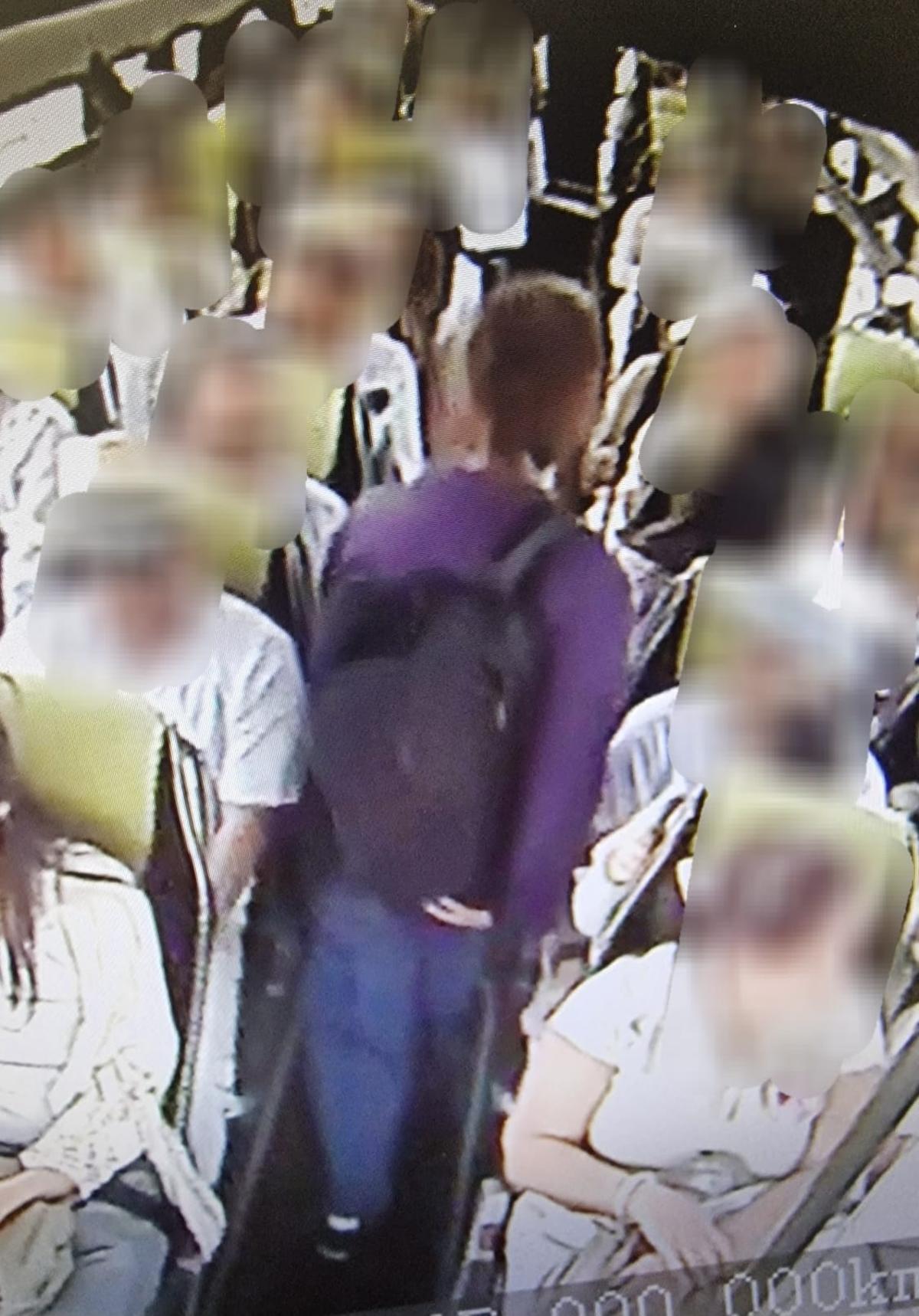 Imagen de Airam en la guagua