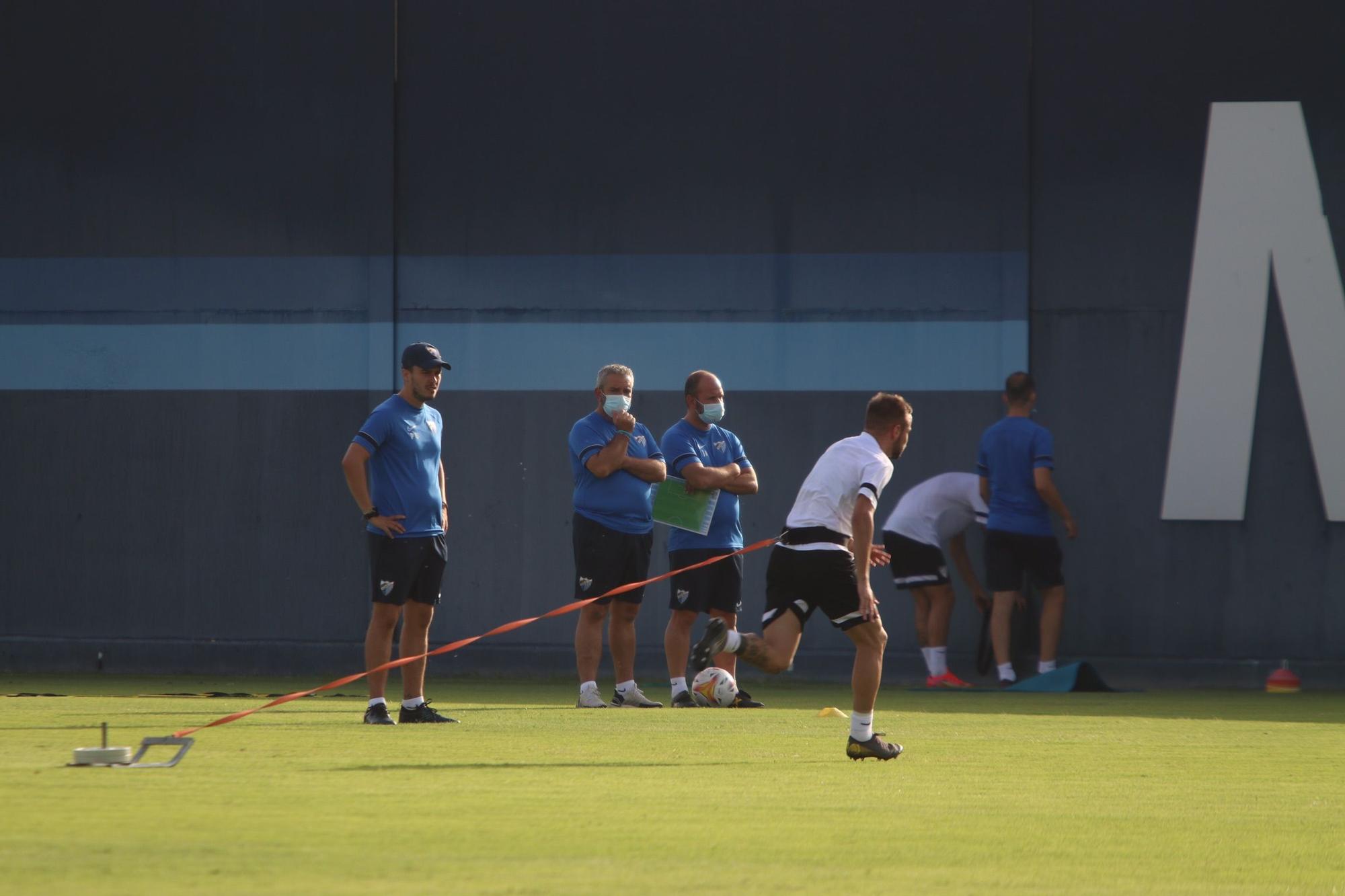 Entrenamiento del Málaga CF de este jueves 12 de agosto