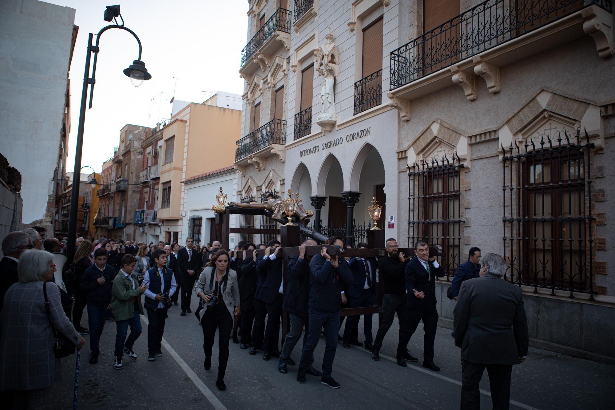 Traslado de los Cristos y Vírgenes de marrajos y californios en Cartagena