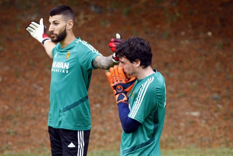 Concentración del Real Zaragoza en Boltaña