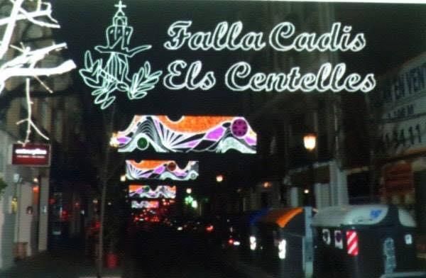 Proyecto de iluminación de la Falla Cádiz-Los Centelles