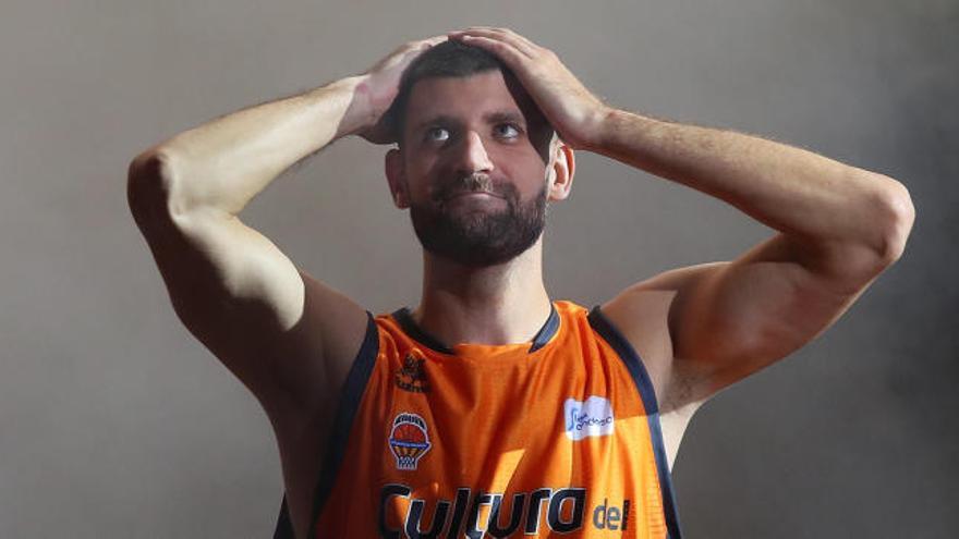 Antoine Diot, el día de la presentación del Valencia Basket