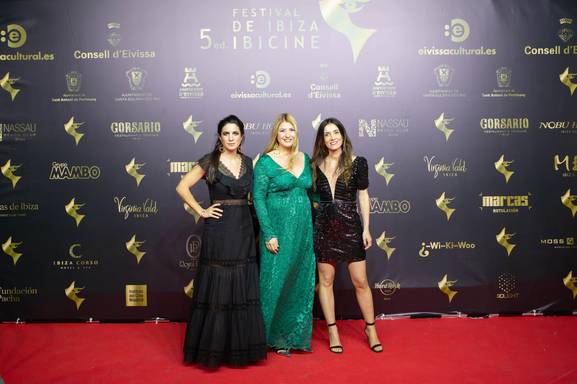 La alfombra roja y gala de clausura del festival Ibicine de Ibiza.