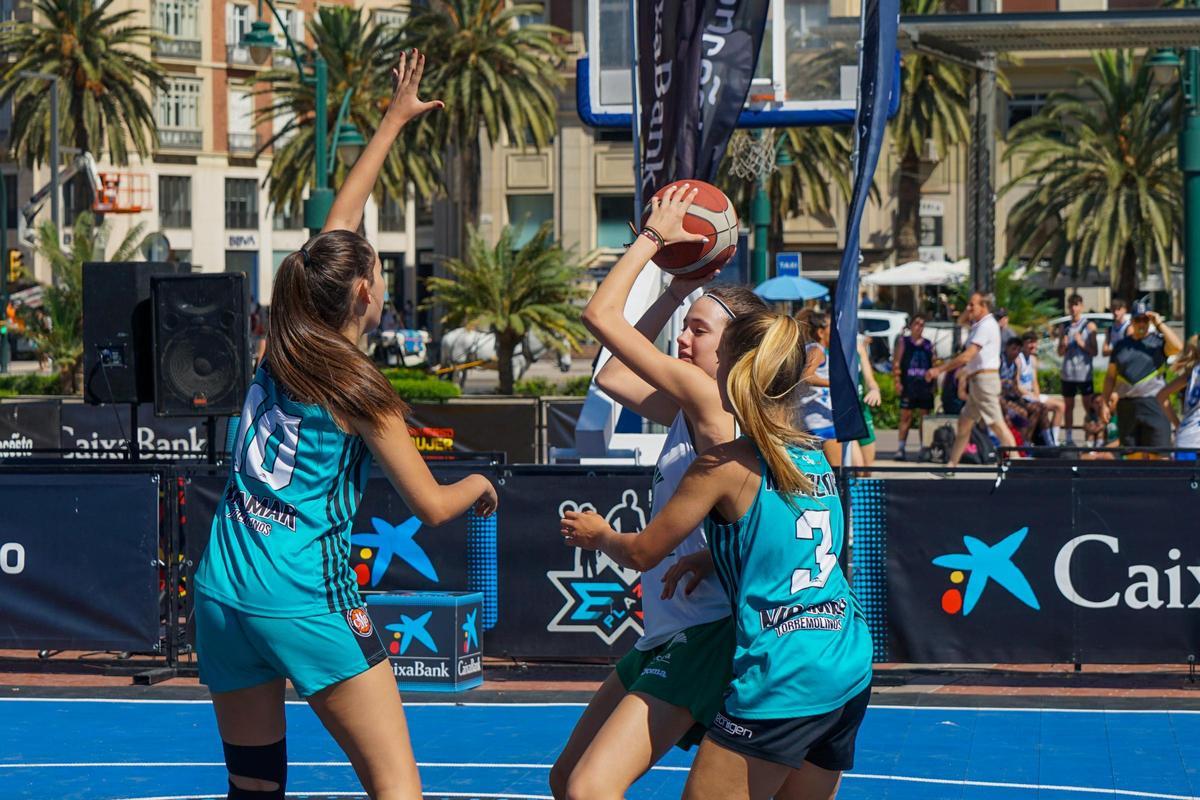 El 3 de octubre Málaga acogerá la gran final del Circuito 3x3 Caixabank