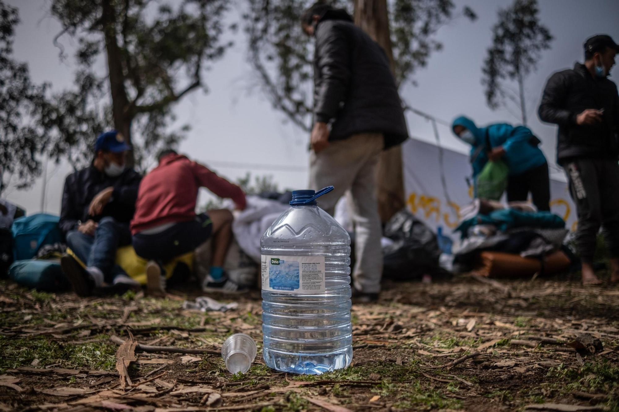 Protestas de los inmigrantes en Las Raíces