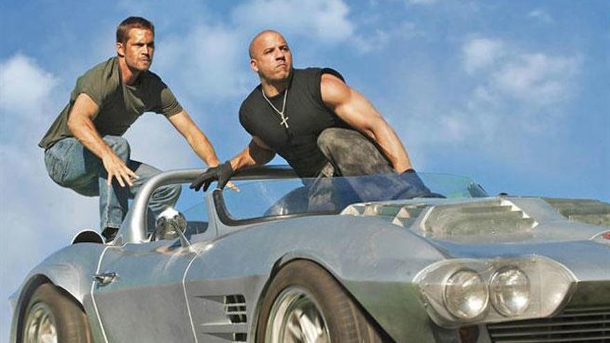 Walker y Vin Diesel en &#039;Fast&amp;Furious&#039;.