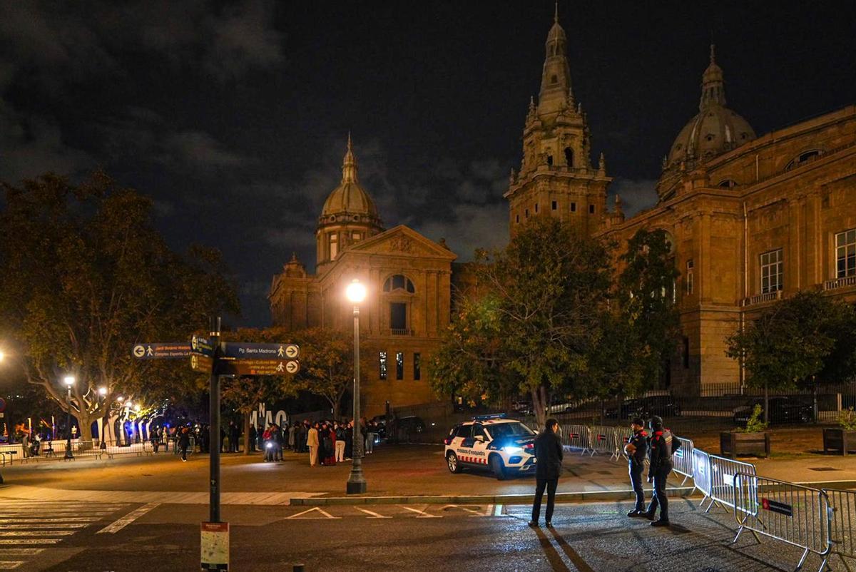 Los fans seleccionados de Rosalía esperan horas para el listening party en el MNAC, Barcelona