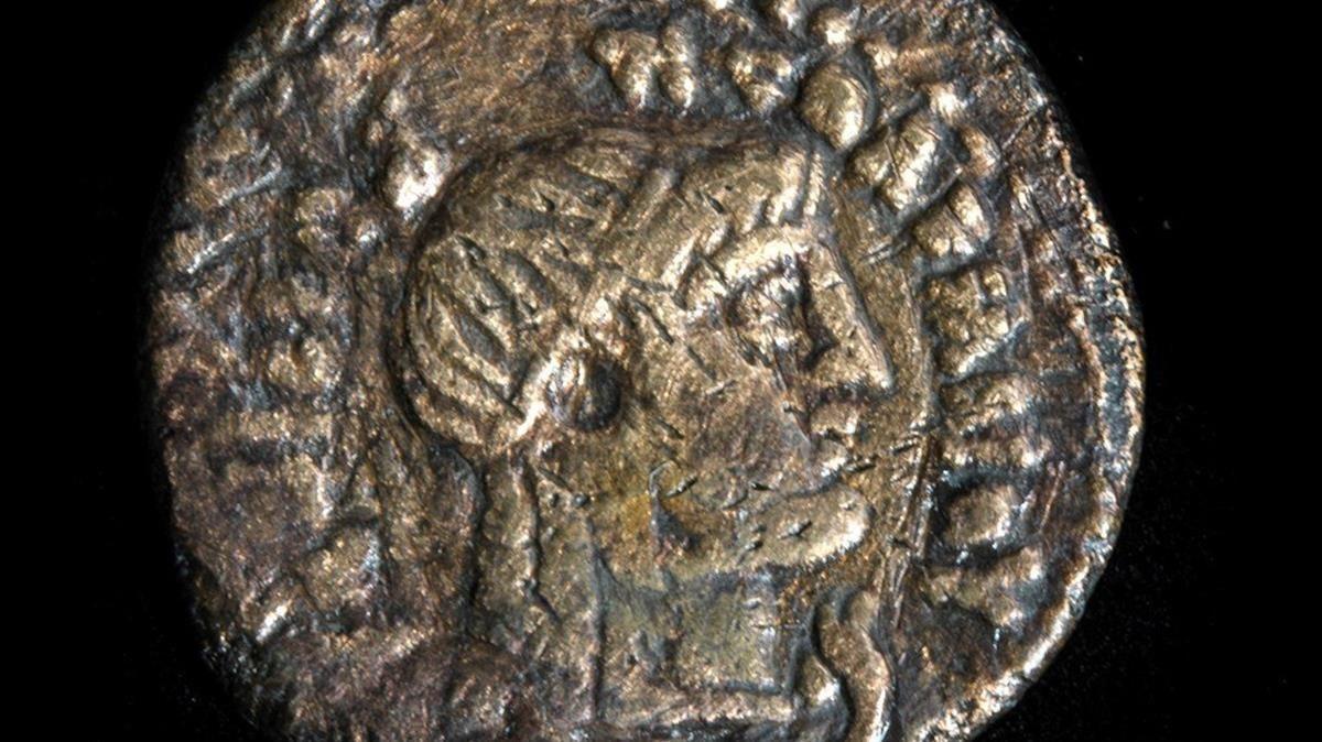 Una de las piezas de la exposición de los hallazgos sobre Cleopatra.