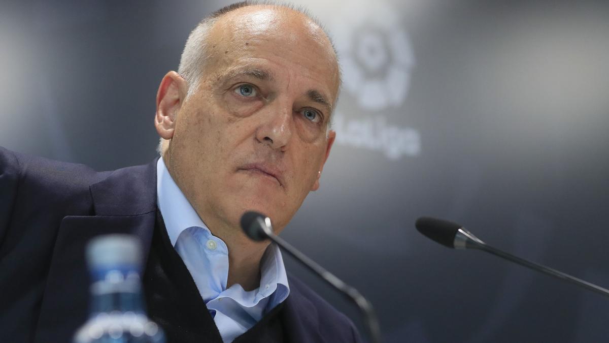 Rueda de prensa de Javier Tebas