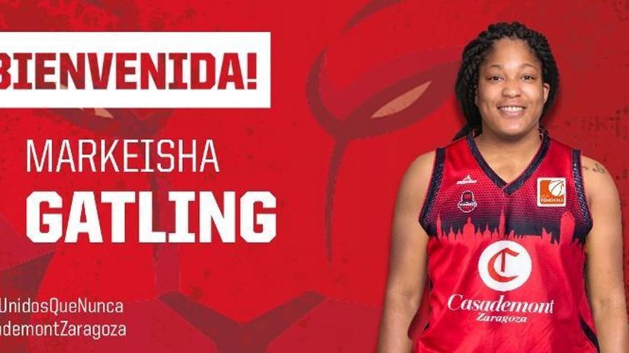 Markeisha Gatling, primer fichaje del Casademont femenino