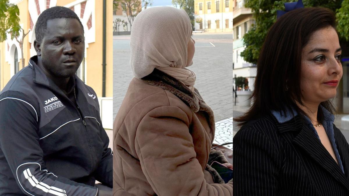 Sanko, Ikram Abid y Daniela Rodríguez pretenden conseguir su derecho legal a residir en España.