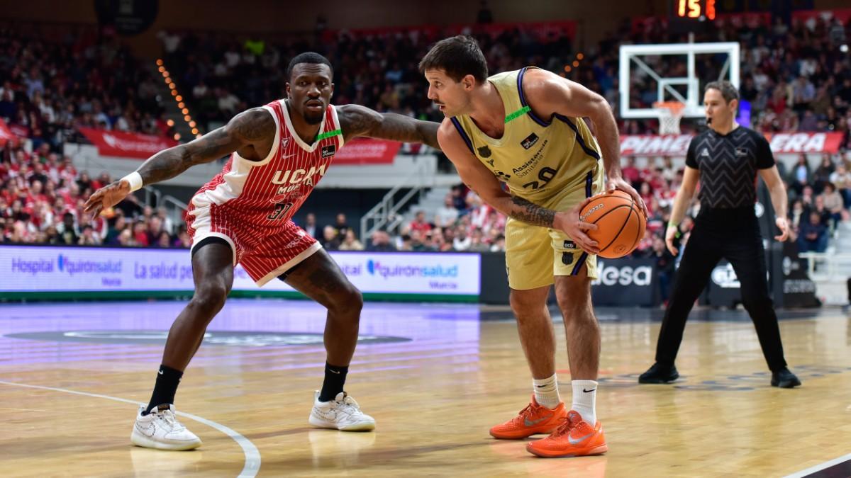 Nico Laprovittola, en el partido de Liga Endesa ante UCAM Murcia