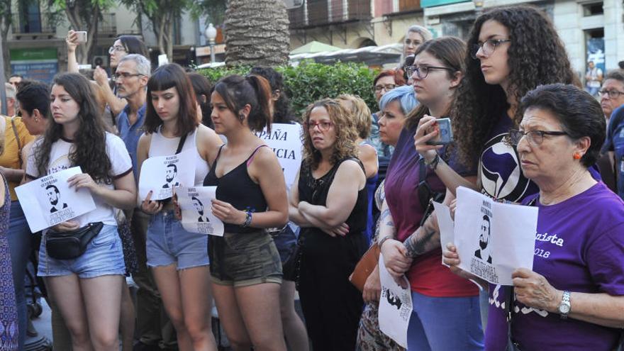 Concentración contra La Manada.