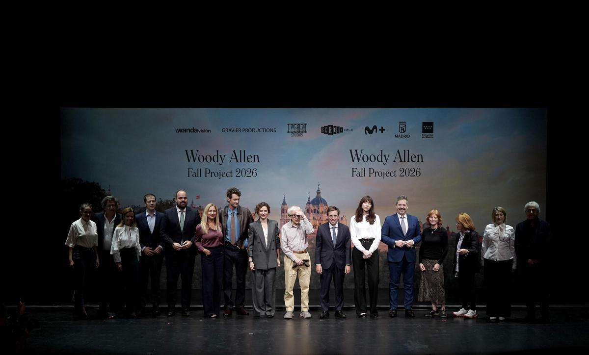 Presentación de la película de Woody Allen, que rodará en Madrid, con los actores Alexi Wasser y Peter Vives.