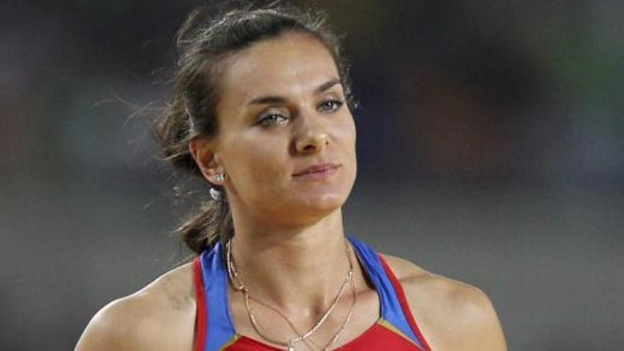 La rusa Yelena Isinbayeva.