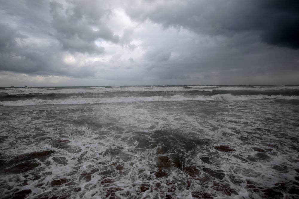 Temporal marítimo en Valencia