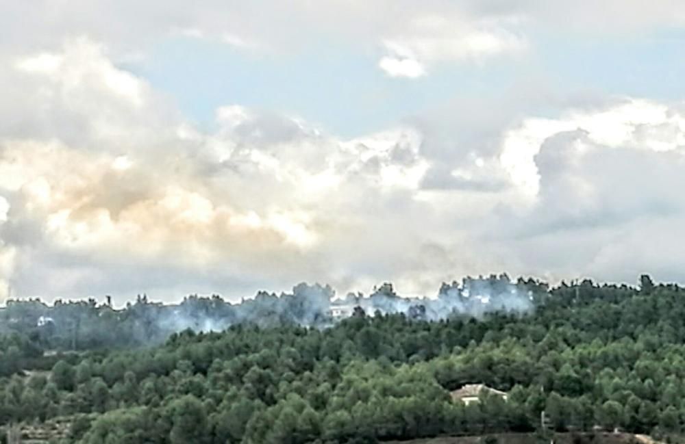 Segon incendi forestal a Artés