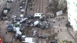 La primera mirada a la devastació: així va ser el vol sobre la zona zero el dia després