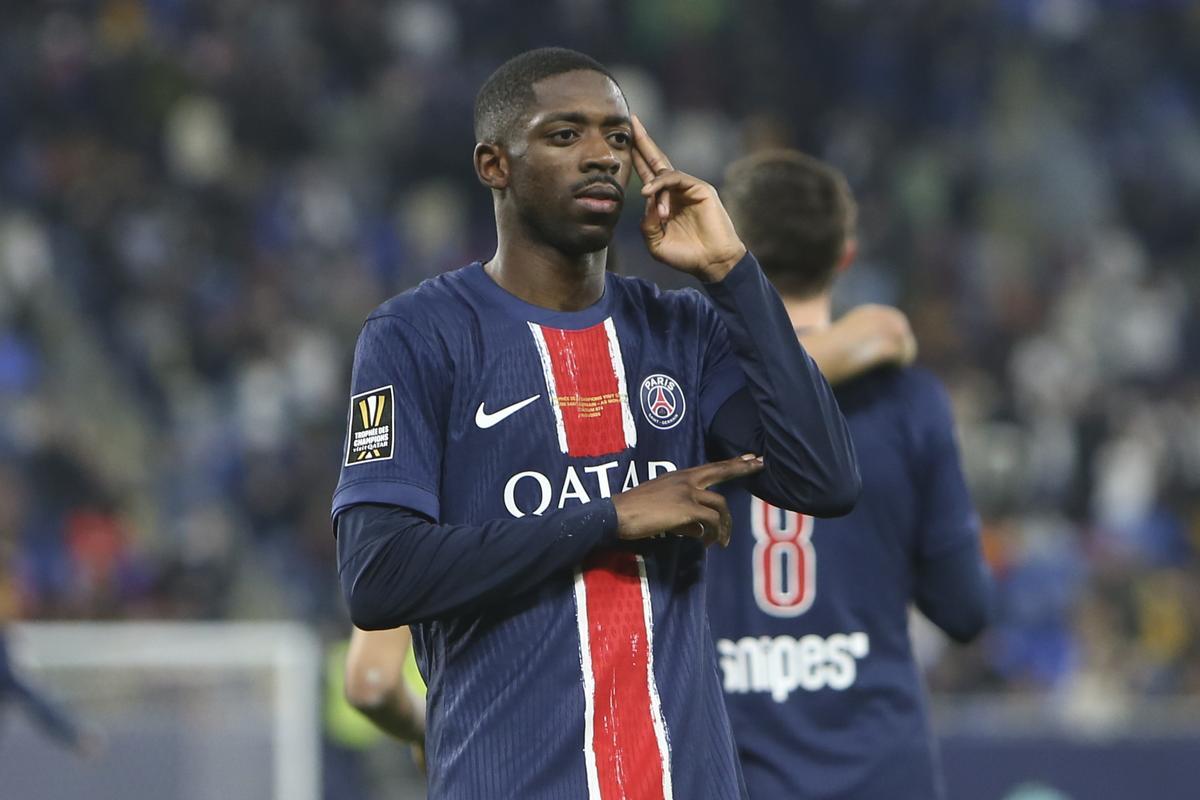 Ousmane Dembélé, pieza clave del PSG