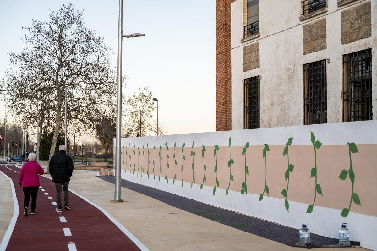 Un mural para la cárcel vieja de Cáceres