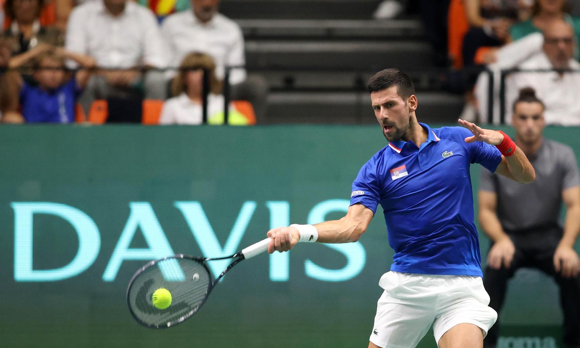 Así ha sido el paso de Djokovic por La Fonteta