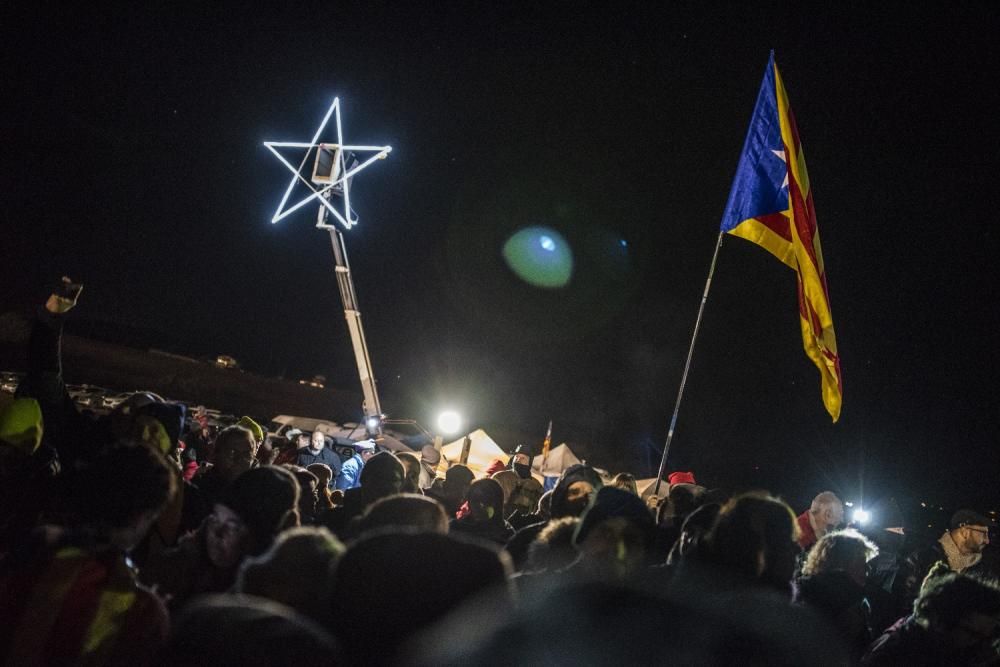 Prop de 3000 persones celebren el Cap d'Any a l'es