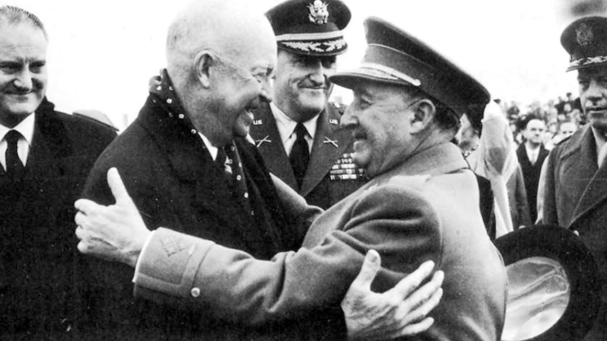 La visita de Eishenhower, presidente estadounidese, a Franco en 1959.