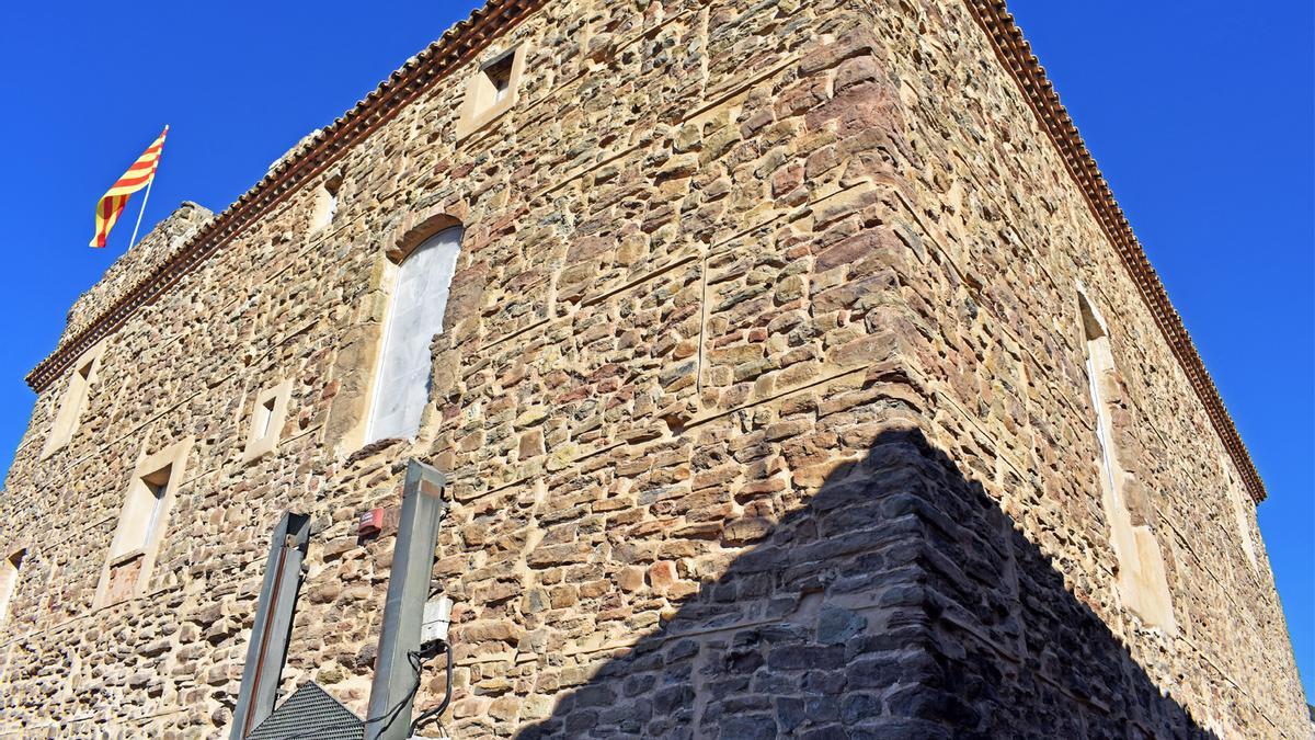 Façanes del castell on s&#039;ha intervingut
