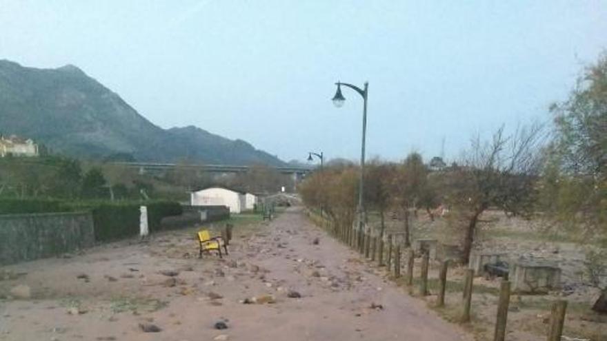 Las consecuencias del temporal en Asturias