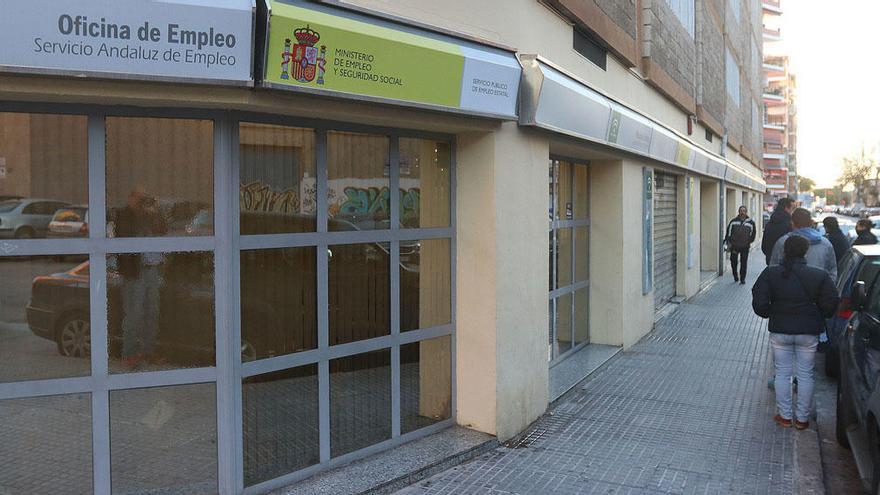 Una oficina de empleo en Málaga.