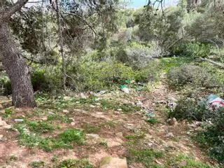La basura se acumula en na Burguesa sin que nadie se responsabilice de limpiar