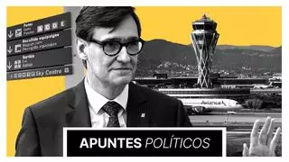 La ampliación del Aeropuerto de Barcelona pone a prueba la relación de Illa con ERC y Comuns