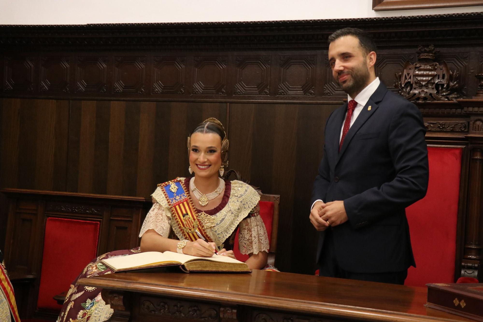 Despedida de las Falleras Mayores de la Comunitat Valenciana en Sagunt